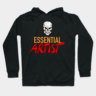 Essential ARTIST (skull on black) Hoodie